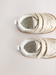 Baker by Ted Baker Gold Baker by Ted Baker Baby Gum Sole Trainers Padders - Image 6 of 7