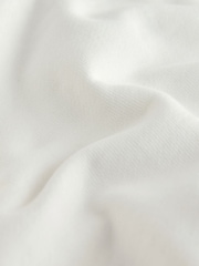 smALLSAINTS White Oversized Orlando Pullover Hoodie - Image 8 of 11