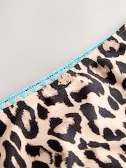 Never Fully Dressed Leopard High Waist Bikini Bottom - Image 5 of 6