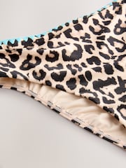 Never Fully Dressed Leopard High Waist Bikini Bottom - Image 6 of 6