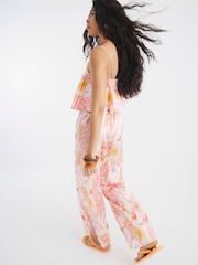 River Island Pink Printed Jumpsuit - Image 3 of 4