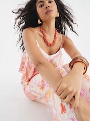 River Island Pink Printed Jumpsuit - Image 4 of 4