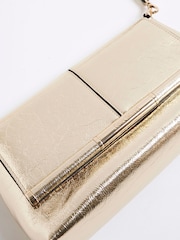 River Island Gold Bar Front Clutch Bag - Image 4 of 6
