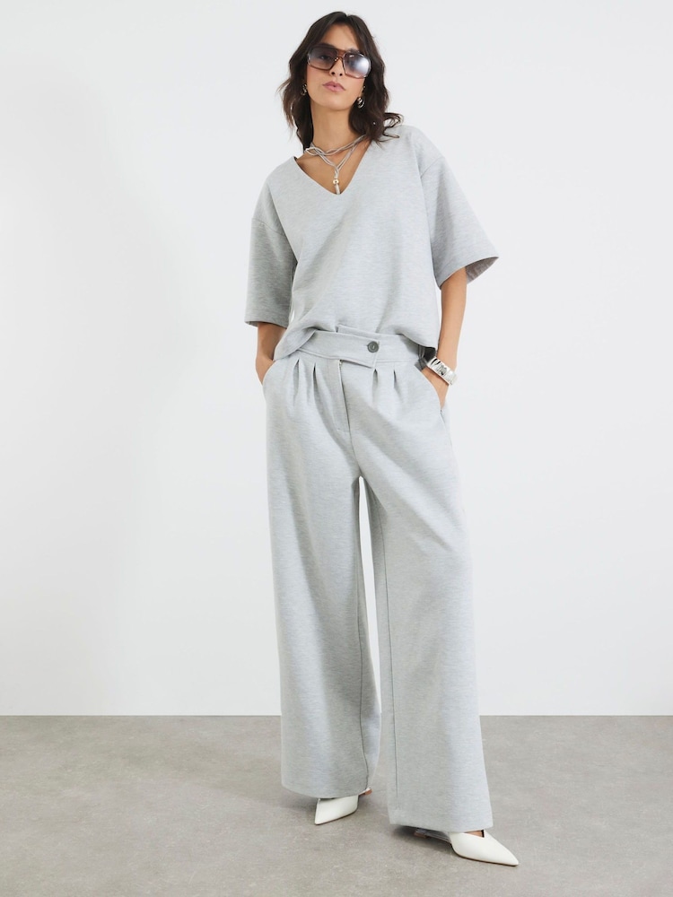 River Island Marl Tailored Interlock Trousers - Imagem 2 de 4