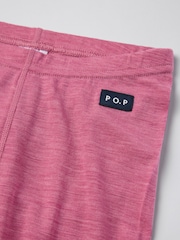 Polarn O. Pyret Pink Merino Wool Long Johns Thermal - Image 4 of 4