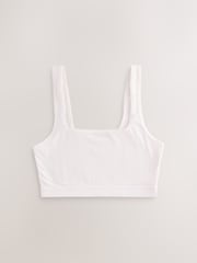 Black/Black/Cream/Praline Nude Ultimate Comfort Cotton Logo Crop Bras 4 Pack - Image 6 of 10