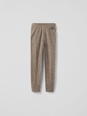 Polarn O. Pyret Brown Merino Wool Long Johns Thermal - Image 1 of 3