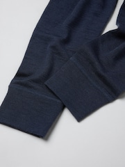 Polarn O. Pyret Blue Merino Wool Long Johns Thermal - Image 3 of 3