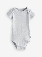 Baby Short Sleeve Evolope Neck Bodysuits 3 Pack - صورة 2 من 4