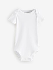 Baby Short Sleeve Evolope Neck Bodysuits 3 Pack - صورة 4 من 4
