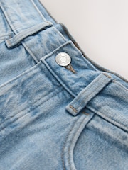 浅蓝色 - Bermuda Denim Shorts - 13的图像12｝