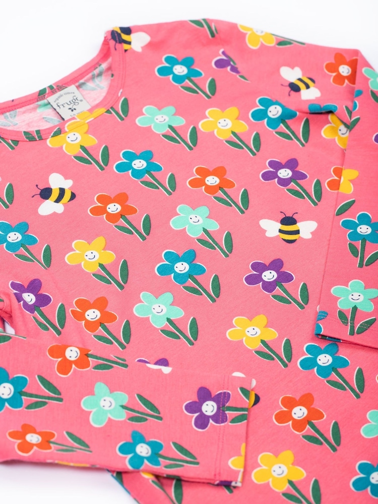 Frugi Pink Bryher T-shirt - Image 2 of 3