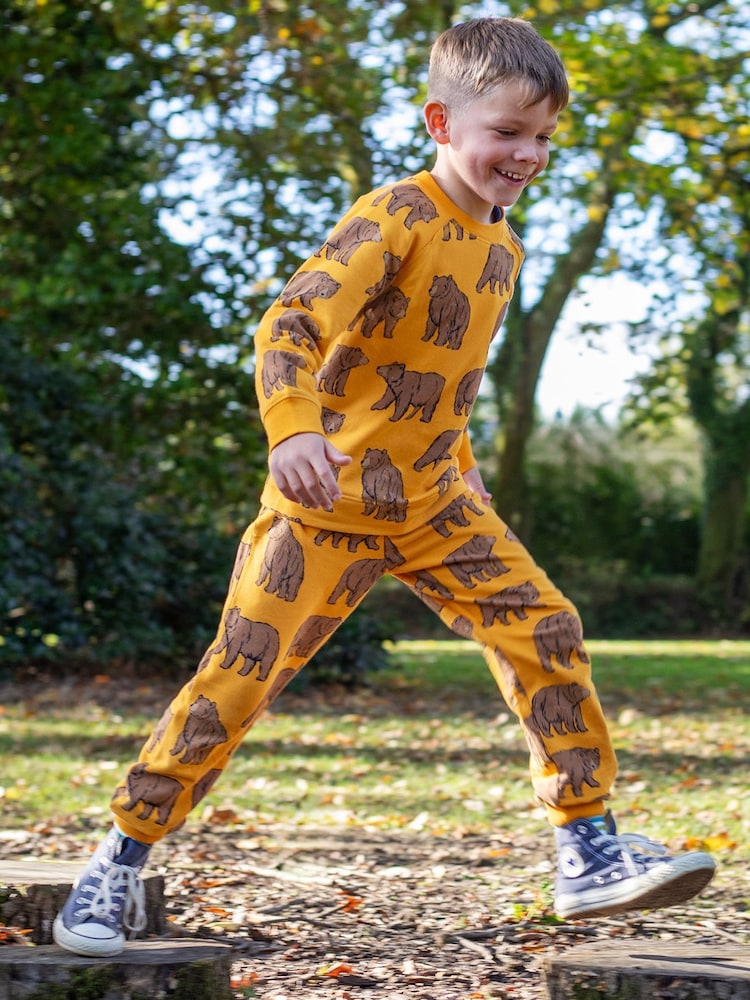Frugi Yellow Parsnip Joggers - Image 1 of 4
