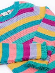 Frugi Blue Zoe Knitted Jumper - Image 2 of 4