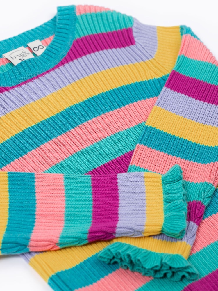 Frugi Blue Zoe Knitted Jumper - Image 2 of 4
