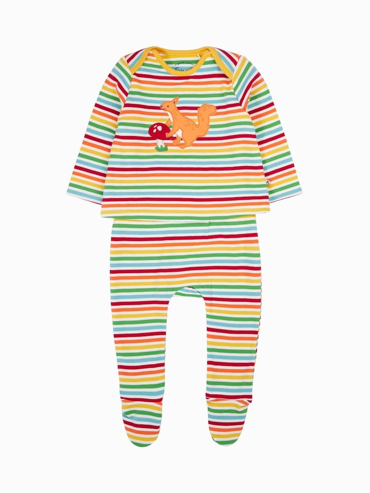 Frugi Brooke Easy Dressing Babygrow - Image 1 of 4