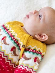 Frugi Christmas Knitted Romper - Image 4 of 4