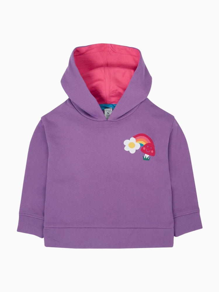 Frugi Purple Lissie Oversized Hoodie - Image 1 of 3