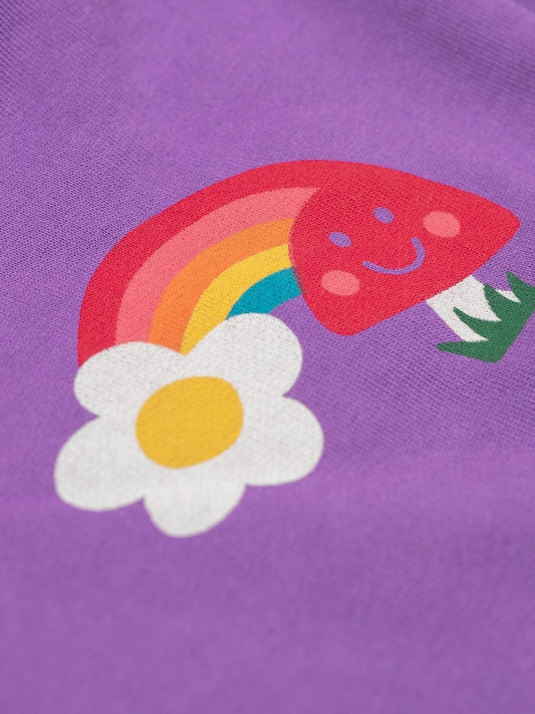 Frugi Purple Lissie Oversized Hoodie - Image 3 of 3