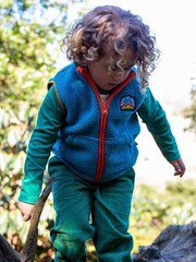 Frugi Blue Bude Borg Gilet - Image 2 of 5