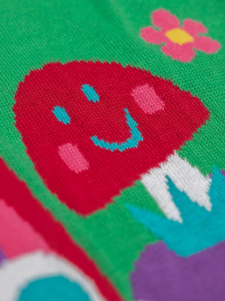 Frugi Green Corin Knitted Cardigan - Image 3 of 3