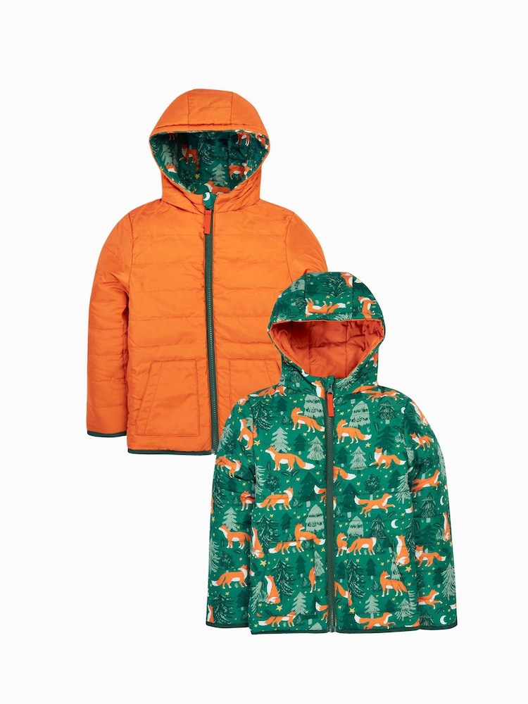 Frugi Reversible Toasty Trail Jacket - Image 1 of 6 Frugi Reversible Toasty Trail Jacket - Image 1 of 6