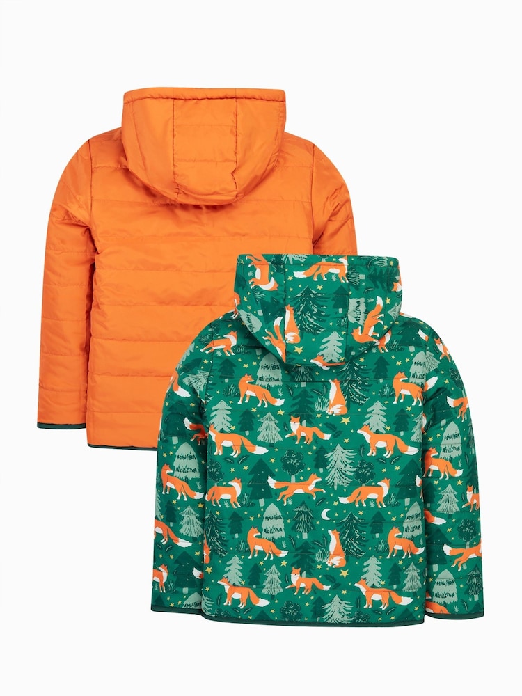 Frugi Reversible Toasty Trail Jacket - Image 2 of 6 Frugi Reversible Toasty Trail Jacket - Image 2 of 6
