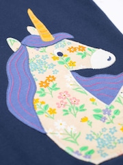 Frugi Blue Ria Hoodie Dress - Image 3 of 3