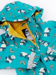 Frugi Blue Printed Puddle Buster ALL-IN-ONE - Image 3 of 6