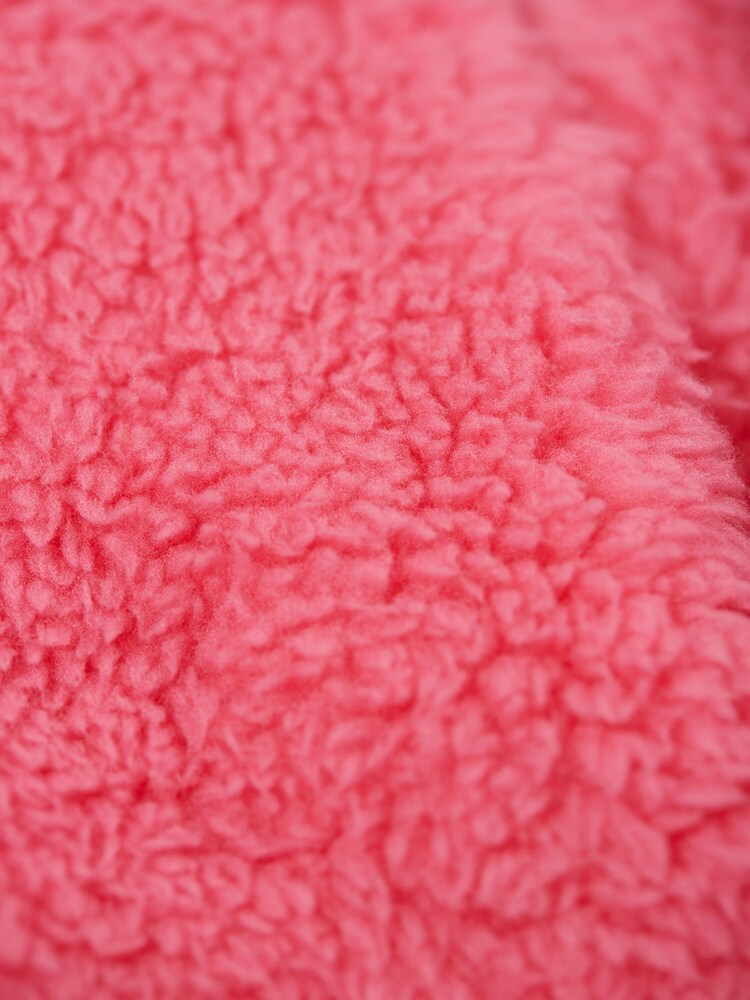 Frugi Pink Ted Fleece Lined Hoodie - Bild 3 von 3