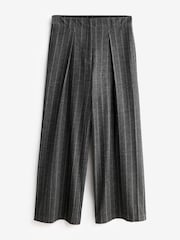 Grey Pleated Front Pinstripe Trousers - Image 1 of 1