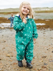 Muddy Puddles Green Waterproof 3-in-1 Puddlesuit - Image 1 of 11