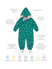 Muddy Puddles Green Waterproof 3-in-1 Puddlesuit - Image 11 of 11