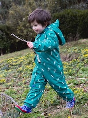 Muddy Puddles Green Waterproof 3-in-1 Puddlesuit - Image 3 of 11