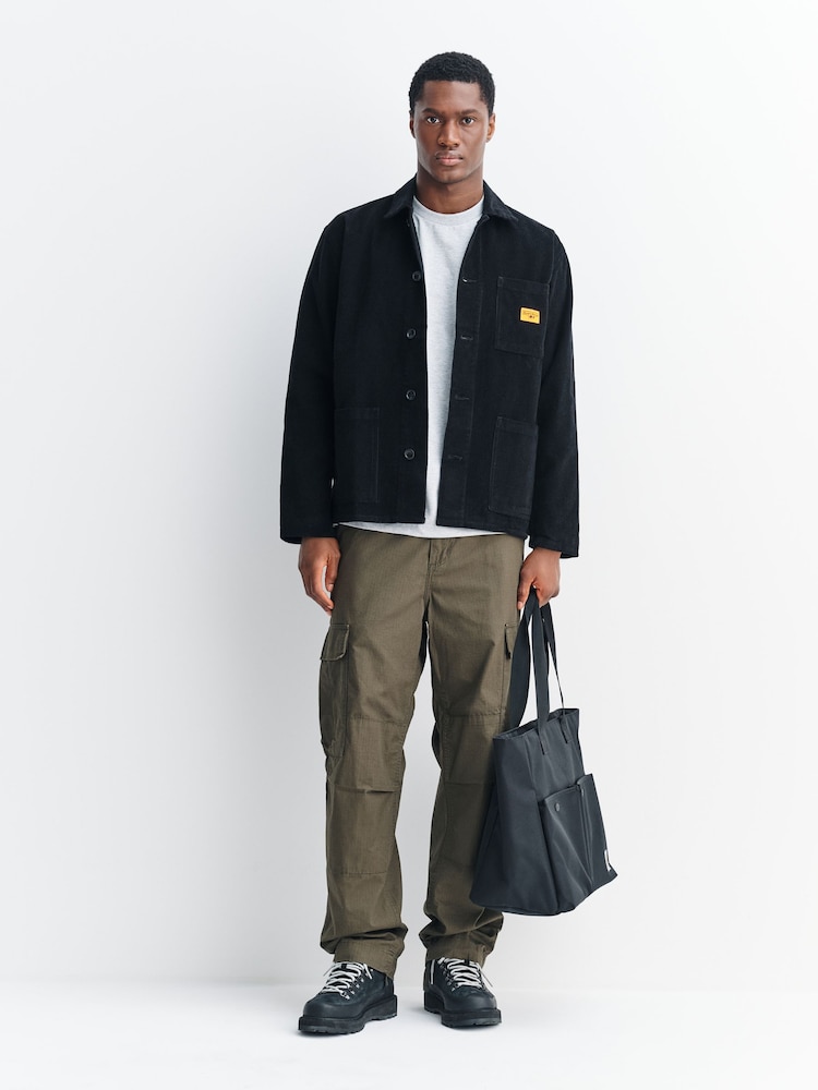 Service Works Black Corduroy Chore Jacket - Image 2 of 6 Service Works Black Corduroy Chore Jacket - Image 2 of 6