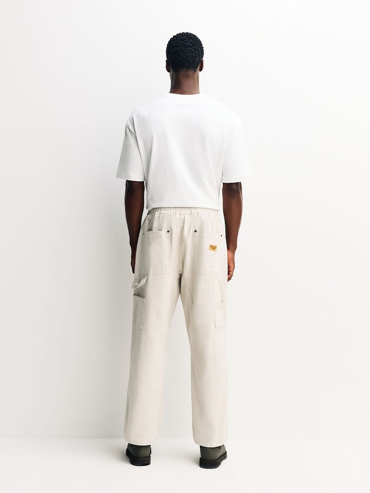 Service Works Cream Utility Chef Trousers - Image 2 of 7