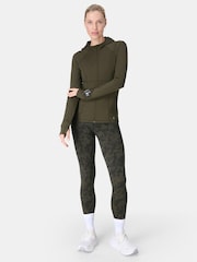 Sweaty Betty Green Pro Run Zip Up Sweatshirt - Image 3 of 8