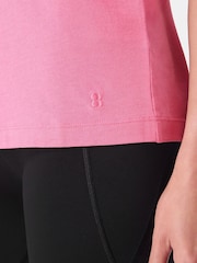 Sweaty Betty Pink Essential Crew Neck T-Shirt - Image 5 of 7