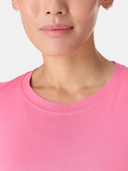 Sweaty Betty Pink Essential Crew Neck T-Shirt - Image 6 of 7
