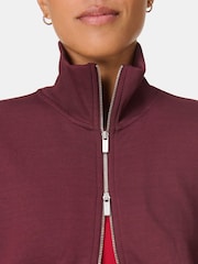 Sweaty Betty Red After Class Zip-Up Sweatshirt - Image 2 of 6