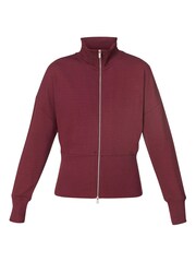 Sweaty Betty Red After Class Zip-Up Sweatshirt - Image 6 of 6