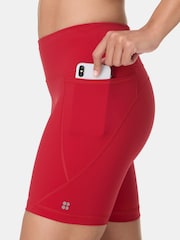 Sweaty Betty Red 6" Inseam Power Workout Leggings - Image 3 of 6
