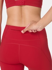 Sweaty Betty Red 6" Inseam Power Workout Leggings - Image 5 of 6