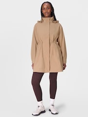 Sweaty Betty Brown Guide Waterproof Parka - Image 1 of 8