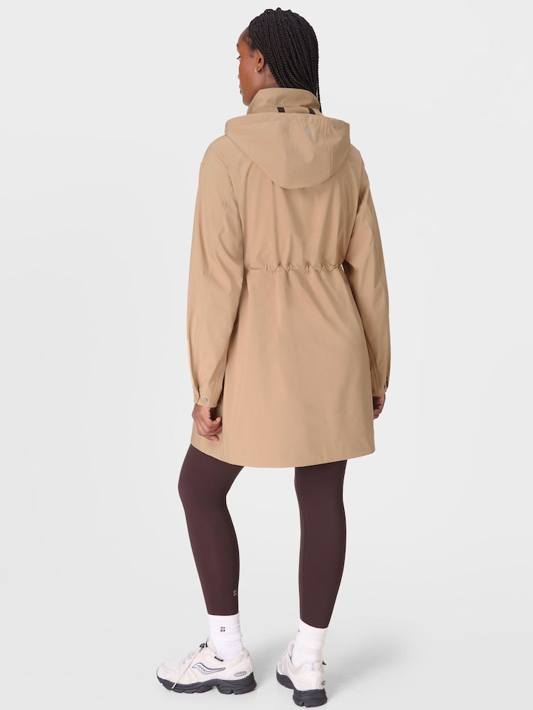 Sweaty Betty Brown Guide Waterproof Parka - Image 2 of 8