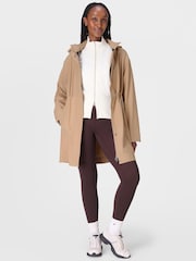 Sweaty Betty Brown Guide Waterproof Parka - Image 3 of 8