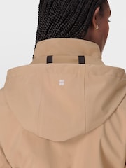 Sweaty Betty Brown Guide Waterproof Parka - Image 4 of 8