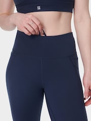 Sweaty Betty Blue 30 inch inside seam Power 30" Bootcut Workout Trousers - Image 5 of 9
