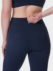 Sweaty Betty Blue 30 inch inside seam Power 30" Bootcut Workout Trousers - Image 8 of 9
