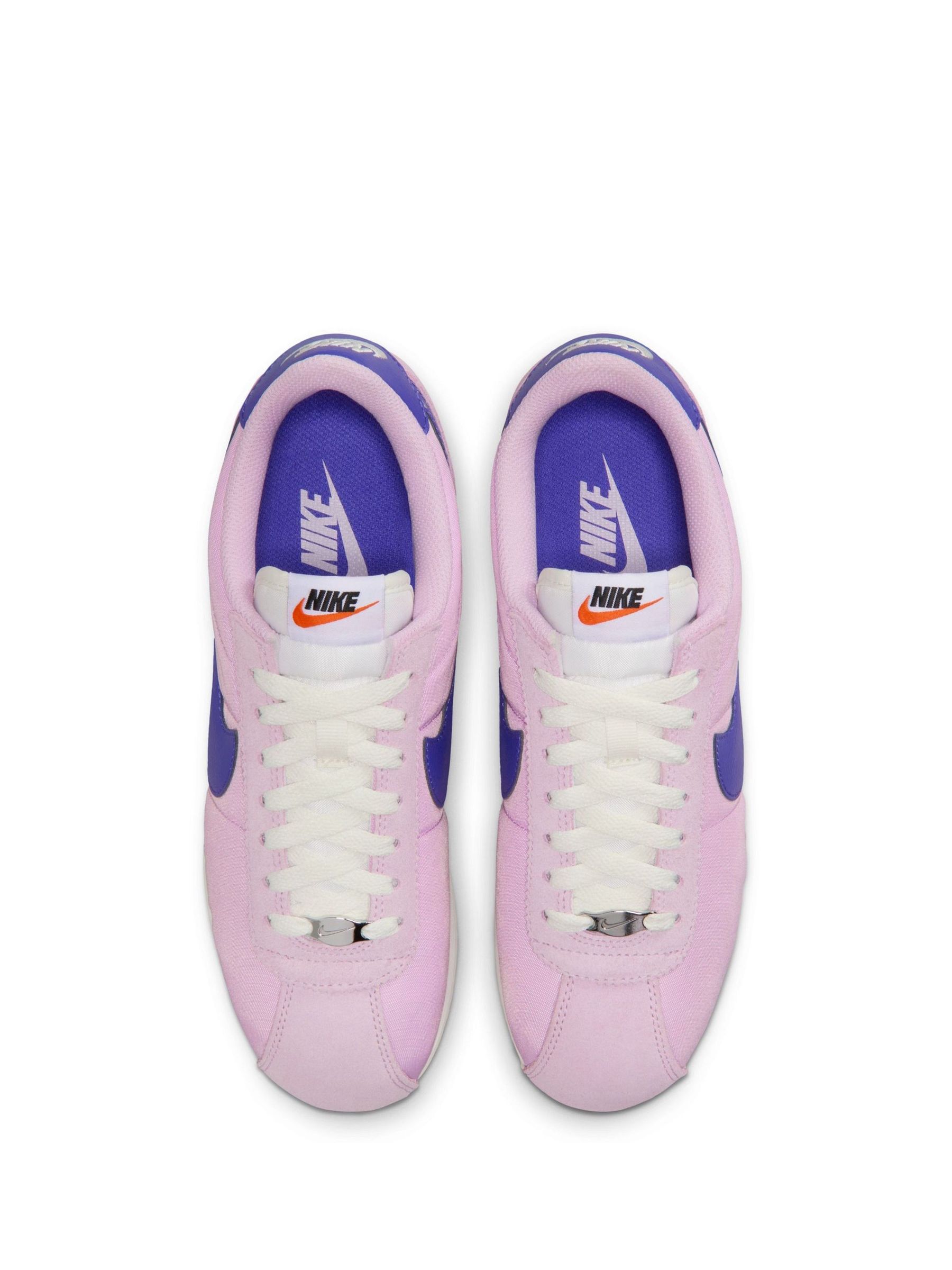 nike cortez pink and blue